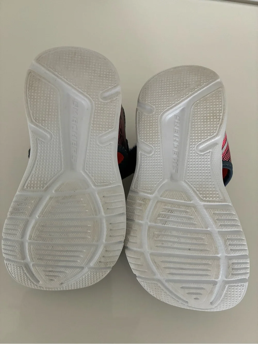 Skechers Toddler Boy's Microspec-Splash Hook & Loop Sandal Blu/Oran Size:8